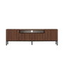Nordure Rivoli Soporte para TV Milano Walnut y Negro